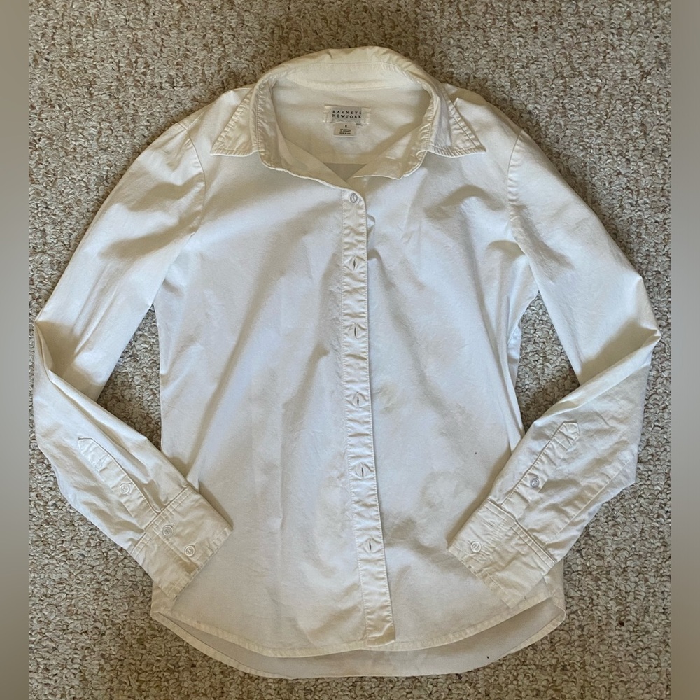 White Barneys New York blouse
